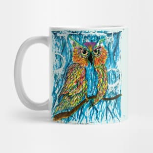 Abstract Owl Version 2 Mug